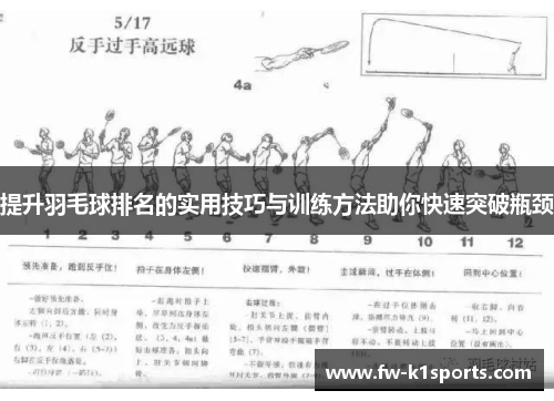 提升羽毛球排名的实用技巧与训练方法助你快速突破瓶颈 提升羽毛球排名的实用技巧与训练方法助你快速突破瓶颈